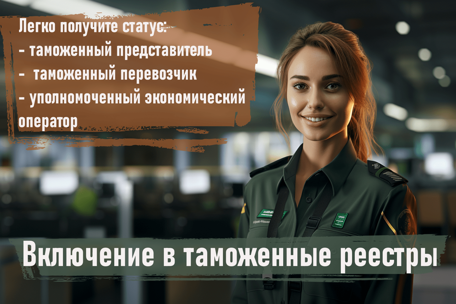 Включение в таможенный реестр 100% гарантия